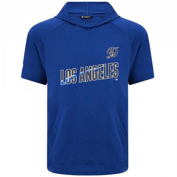 Los Angeles Dodgers Levelwear Royal City Connect Phase Core Logo Pullover Hoodie T-Shirt
