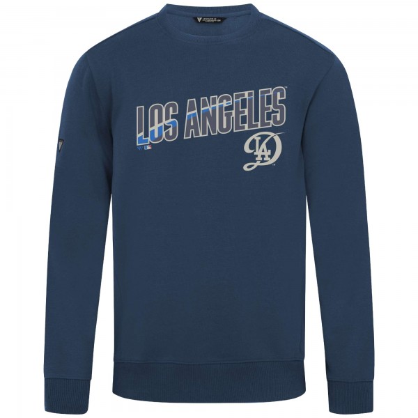 Los Angeles Dodgers Levelwear Navy City Connect Zane Back Splash Sweatshirt