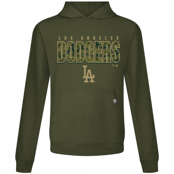 Los Angeles Dodgers Levelwear Green Relay Protect Pullover Hoodie