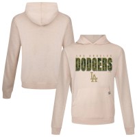 Los Angeles Dodgers Levelwear Khaki Relay Protect Pullover Hoodie