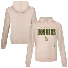 Los Angeles Dodgers Levelwear Khaki Relay Protect Pullover Hoodie