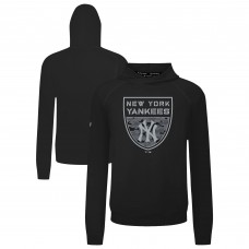 Толстовка New York Yankees Levelwear Black Mandate Buckler Tri-Blend
