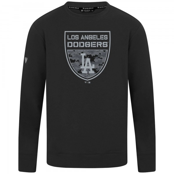 Los Angeles Dodgers Levelwear Black Mandate Buckler Pullover
