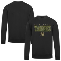 New York Yankees Levelwear Black Zane Protect Pullover Sweatshirt