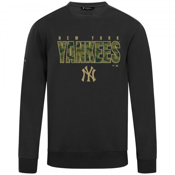 New York Yankees Levelwear Black Zane Protect Pullover Sweatshirt