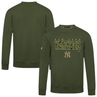 New York Yankees Levelwear Green Zane Protect Pullover Sweatshirt
