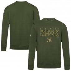 New York Yankees Levelwear Green Zane Protect Pullover Sweatshirt