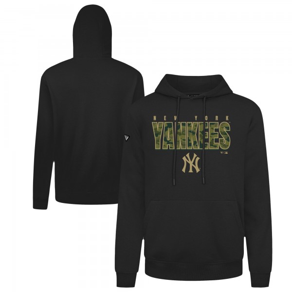 Толстовка New York Yankees Levelwear Black Podium Protect