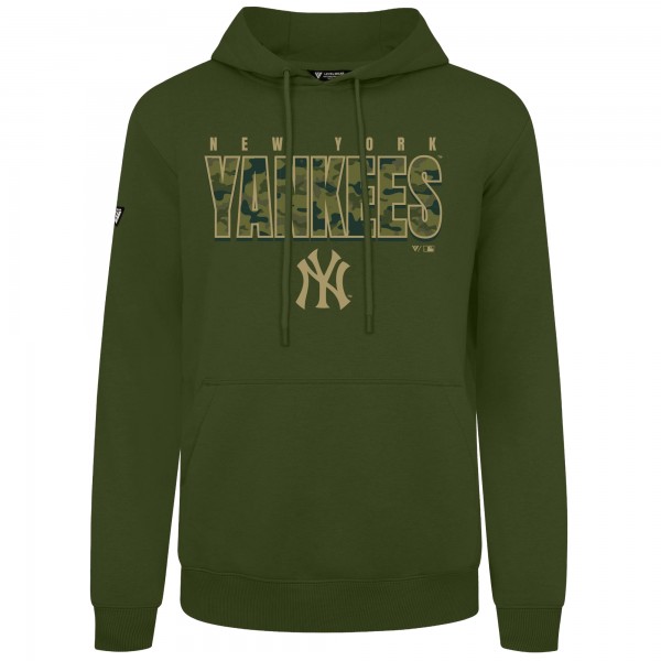 Толстовка New York Yankees Levelwear Green Podium Protect