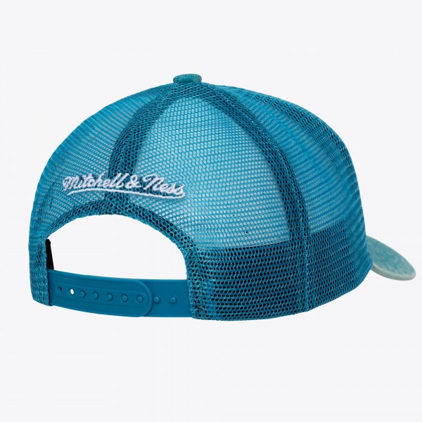Бейсболка Charlotte Hornets Mitchell & Ness Teal Gameday Snow Wash