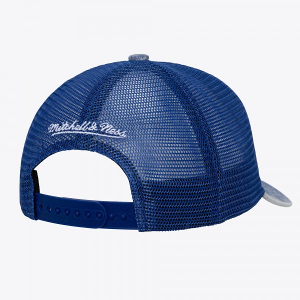 Бейсболка New York Knicks Mitchell & Ness Blue Gameday Snow Wash