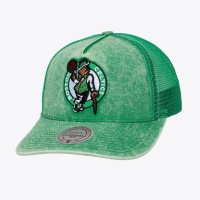 Бейсболка Boston Celtics Mitchell & Ness Kelly Green Gameday Snow Wash