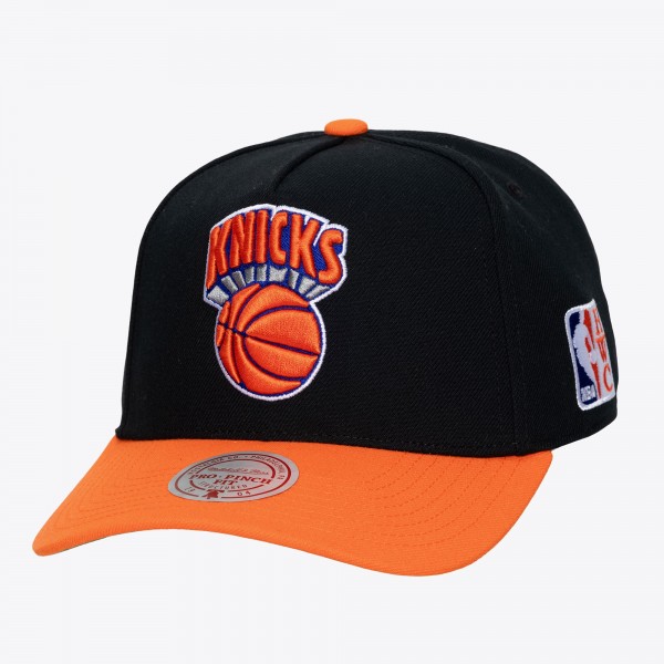 Бейсболка New York Knicks Mitchell & Ness Black Hardwood Classics Legendary Away Pro-Pinch