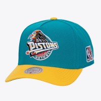 Бейсболка Detroit Pistons Mitchell & Ness Teal Hardwood Classics Legendary Away Pro-Pinch