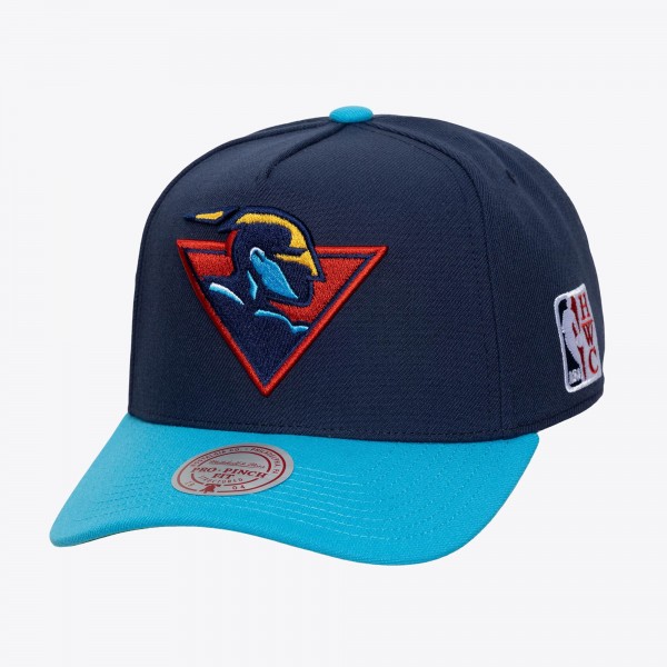 Бейсболка Golden State Warriors Mitchell & Ness Navy Hardwood Classics Legendary Away Pro-Pinch