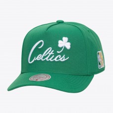 Boston Celtics Mitchell & Ness Kelly Green Legendary Home Pro Pinch Snapback Hat
