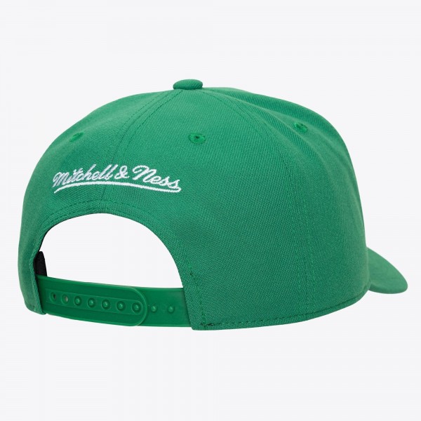 Boston Celtics Mitchell & Ness Kelly Green Legendary Home Pro Pinch Snapback Hat