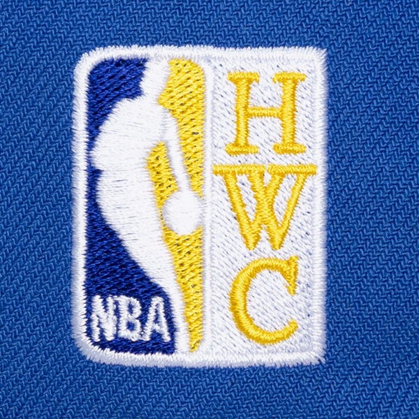 Golden State Warriors Mitchell & Ness White Legendary Home Pro Pinch Snapback Hat