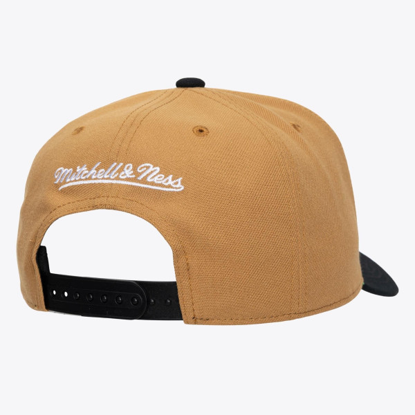 Бейсболка Philadelphia 76ers Mitchell & Ness Gold Legendary Home Pro Pinch