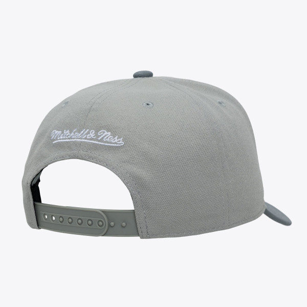 Бейсболка Philadelphia 76ers Mitchell & Ness Gray Thunderstorm Head Coach Pro Crown
