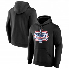 Black 2025 NBA Draft Logo Pullover Hoodie
