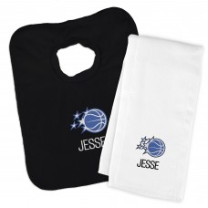 Малышам Orlando Magic Chad & Jake Personalized Bib & Burp Cloth Set