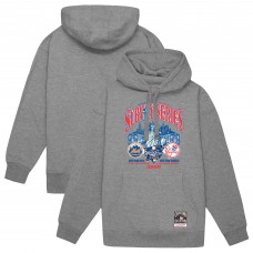 Толстовка New York Yankees vs. New York Mets Mitchell & Ness Heather Gray 2000 World Series