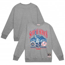 Кофта New York Yankees vs. New York Mets Mitchell & Ness Heather Gray 2000 World Series