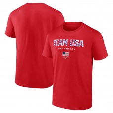 Футболка Team USA Summer Olympics United Together - Red