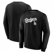 Los Angeles Dodgers Black Team Lockup Sweatshirt