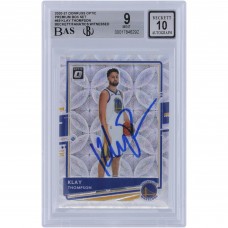 Klay Thompson Golden State Warriors Autographed 2020-21 Panini Donruss Optic Premium Box Set Scope #49 #/249 Beckett Fanatics Witnessed Authenticated 9/10 Card