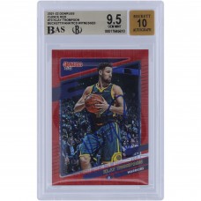 Klay Thompson Golden State Warriors Autographed 2021-22 Panini Donruss Choice Red #73 #/99 Beckett Fanatics Witnessed Authenticated 9.5/10 Card