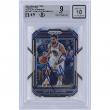 Klay Thompson Golden State Warriors Autographed 2022-23 Panini Prizm Hyper Prizm #115 Beckett Fanatics Witnessed Authenticated 9/10 Card