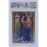 Klay Thompson Golden State Warriors Autographed 2012-13 Panini Brilliance Scorers Inc. #17 Beckett Fanatics Witnessed Authenticated 9/10 Rookie Card