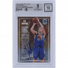 Klay Thompson Golden State Warriors Autographed 2012-13 Panini Brilliance Scorers Inc. #17 Beckett Fanatics Witnessed Authenticated 9/10 Rookie Card