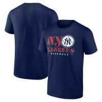 New York Yankees Navy Bodega Paint T-Shirt