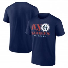 New York Yankees Navy Bodega Paint T-Shirt