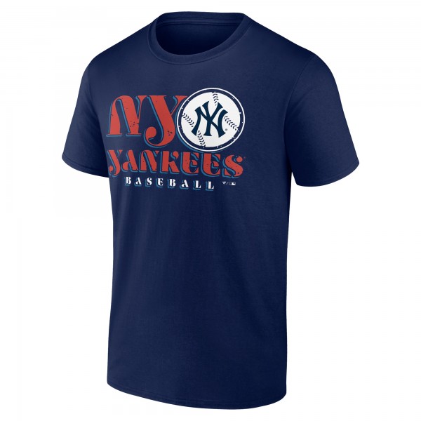 New York Yankees Navy Bodega Paint T-Shirt