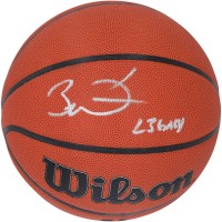 Мяч Dwyane Wade Miami Heat Autographed Fanatics Authentic Wilson Authentic Series Indoor/Outdoor with L3GACY Inscription