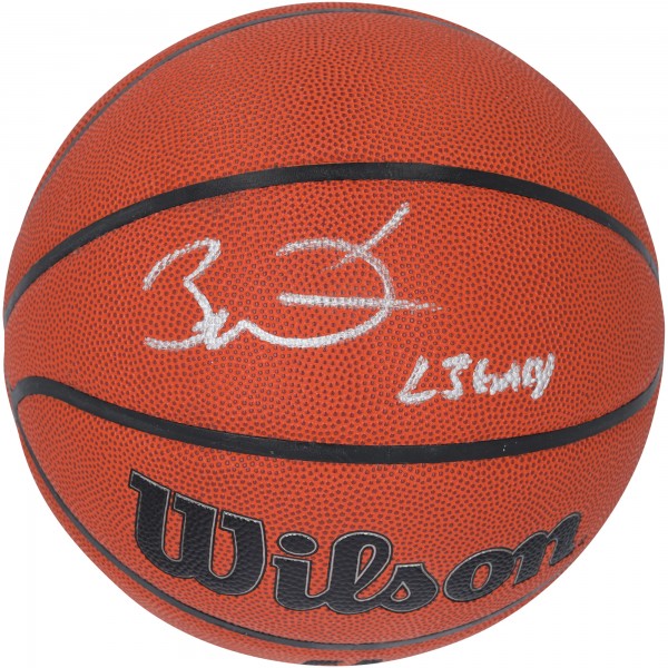 Dwyane Wade Miami Heat Autographed Fanatics Authentic Wilson Authentic Series Indoor/Outdoor Basketball with L3GACY Inscription