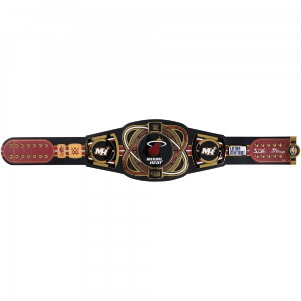 Dwyane Wade Miami Heat Autographed Fanatics Authentic WWE Legacy Title Belt with 3X Champs Inscription - Limited Edition of 10