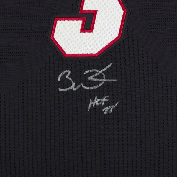 Игровая джерси Dwyane Wade Miami Heat Autographed Fanatics Authentic Black Mitchell & Ness 2012-13 Authentic with HOF 23 Inscription