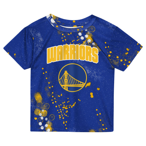 Футболка для дошкольника Golden State Warriors Outerstuff Royal Home Plate & Shorts Set
