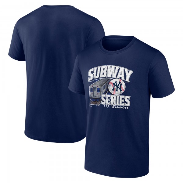 New York Yankees Navy 11-Time Subway Series Winners T-Shirt