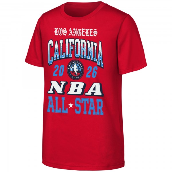 Подростковая Outerstuff Red 2026 NBA All-Star Game Hometown T-Shirt