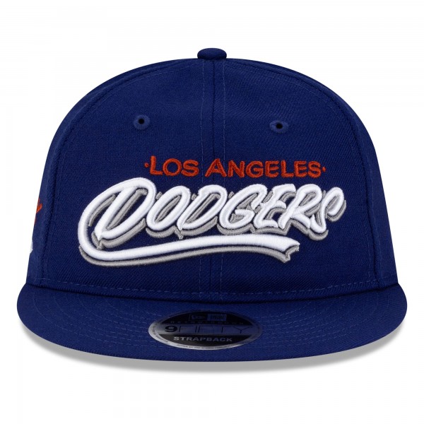 Бейсболка Los Angeles Dodgers New Era Born x Raised Royal Retro Crown 9FIFTY Snapback
