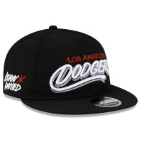 Бейсболка Los Angeles Dodgers New Era Born x Raised Black Retro Crown 9FIFTY Snapback