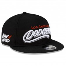 Бейсболка Los Angeles Dodgers New Era Born x Raised Black Retro Crown 9FIFTY Snapback