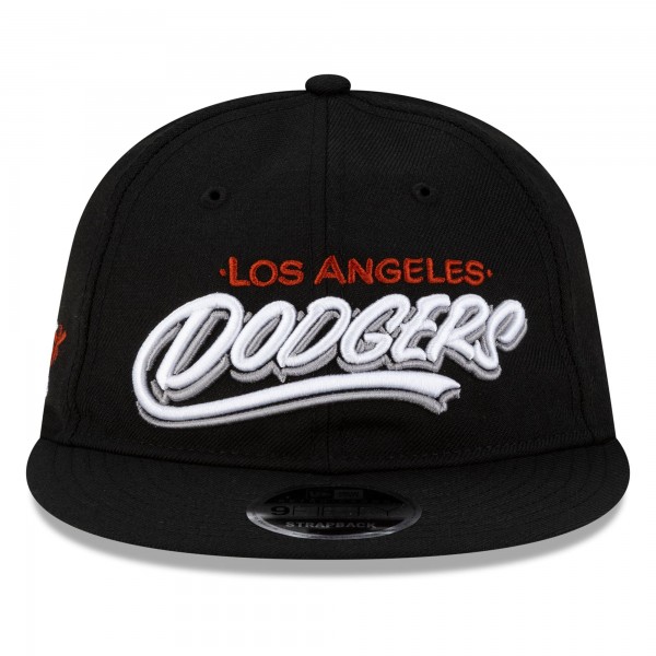 Бейсболка Los Angeles Dodgers New Era Born x Raised Black Retro Crown 9FIFTY Snapback
