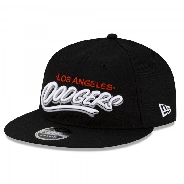 Бейсболка Los Angeles Dodgers New Era Born x Raised Black Retro Crown 9FIFTY Snapback
